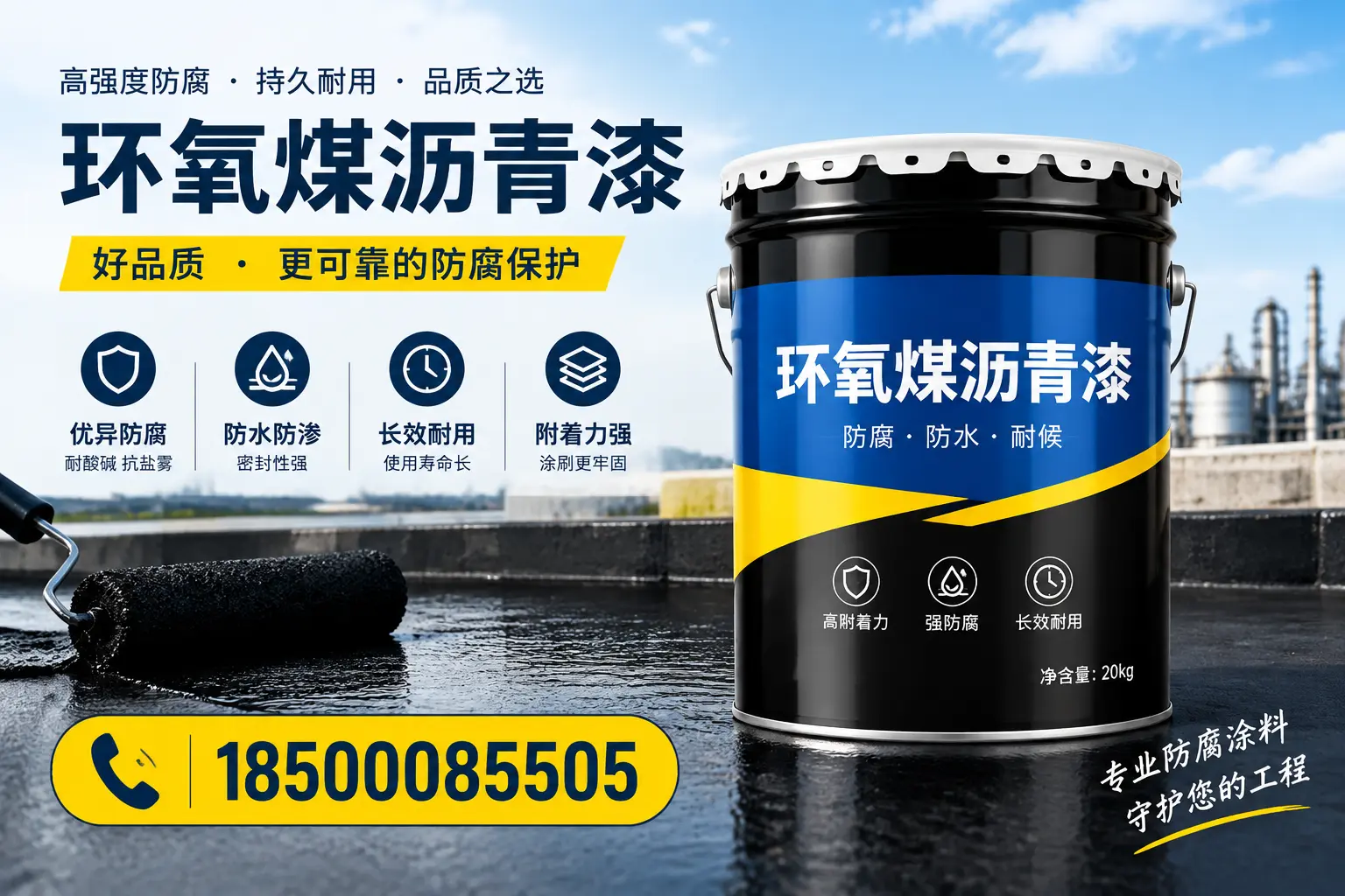 选择环氧煤沥青漆的五大理由,芜湖客户必知